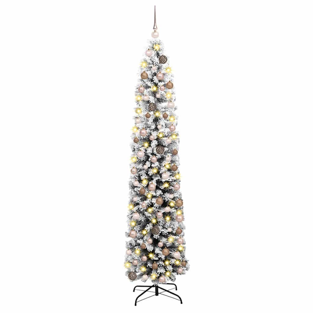 Sapin de Noël artificiel Vert 180 cm PVC et acier et plastique – Image 2