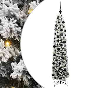 vidaXL Tehisj&otilde;ulupuu Roheline 180 cm PVC, teras ja plastik