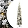 vidaXL LED-tuledega kunstj&otilde;ulupuu Roheline ja Valge 180 cm