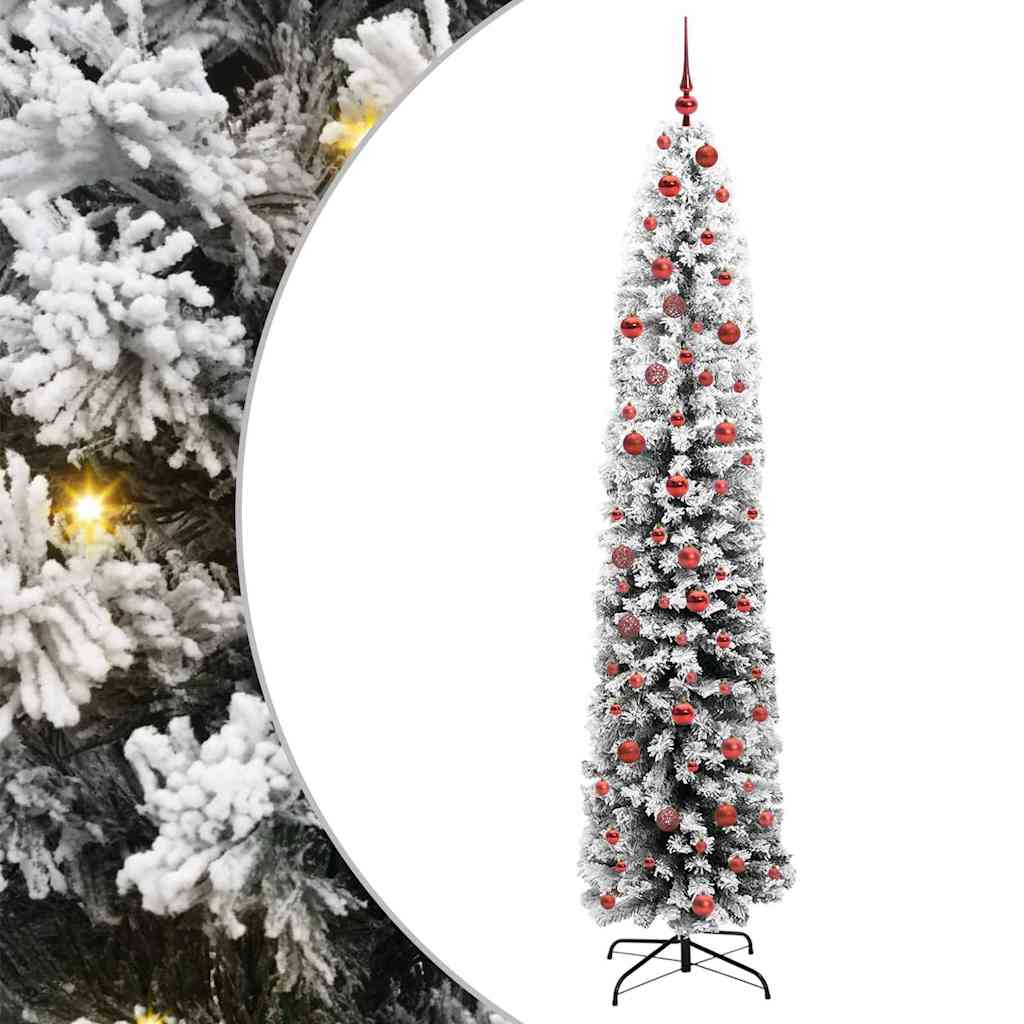 Sapin de Noël artificiel Vert 210 cm PVC et acier et plastique