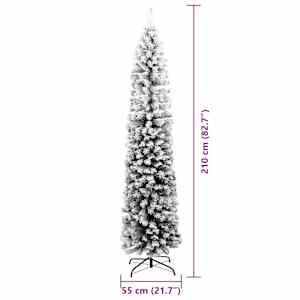 Umělý vánoční stromeček Zelená 210 cm PVC, ocel a plast - obrázek 13