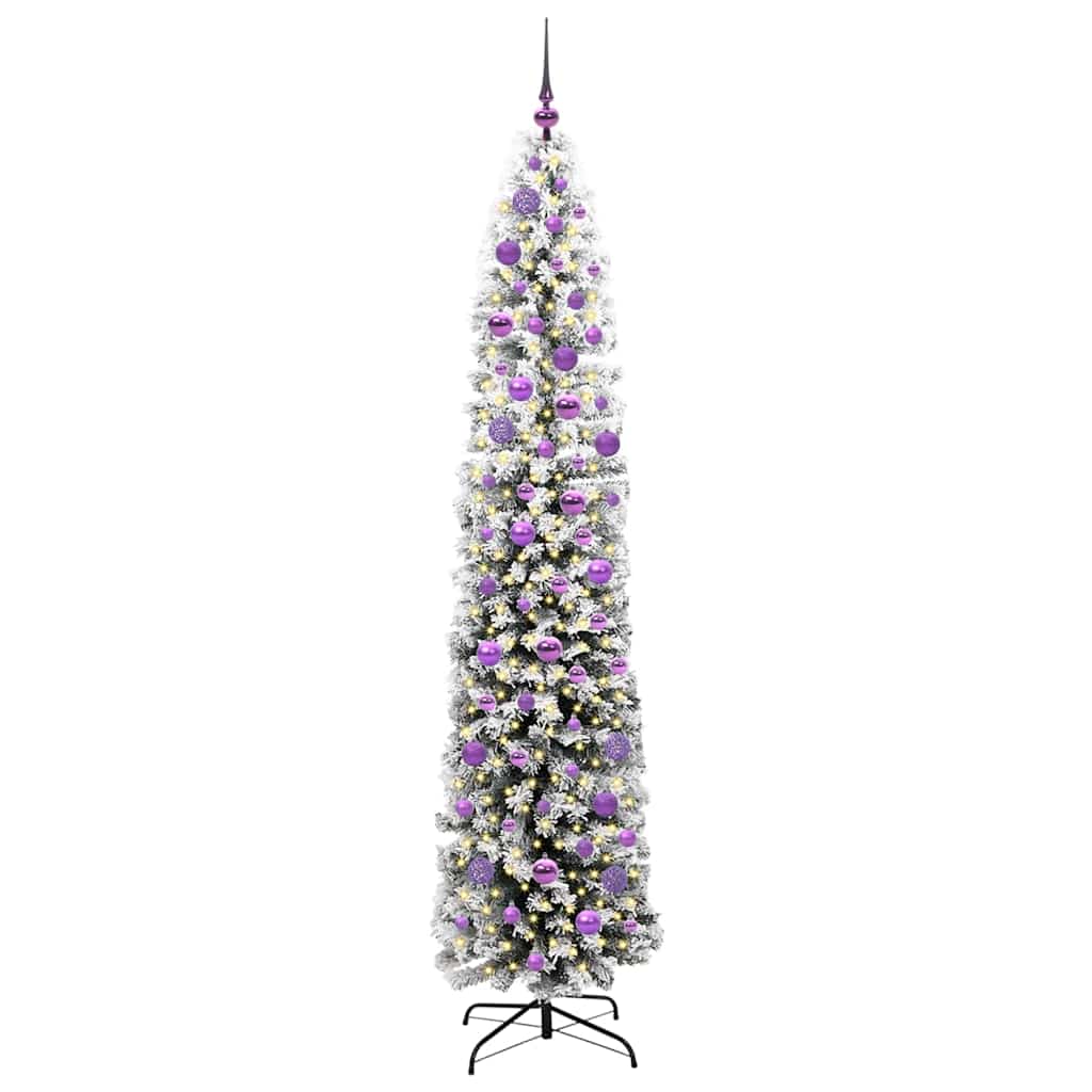 Thumbnail - vidaXL Künstlicher Weihnachtsbaum mit 300 LEDs mit Ständer Grün 210 cm