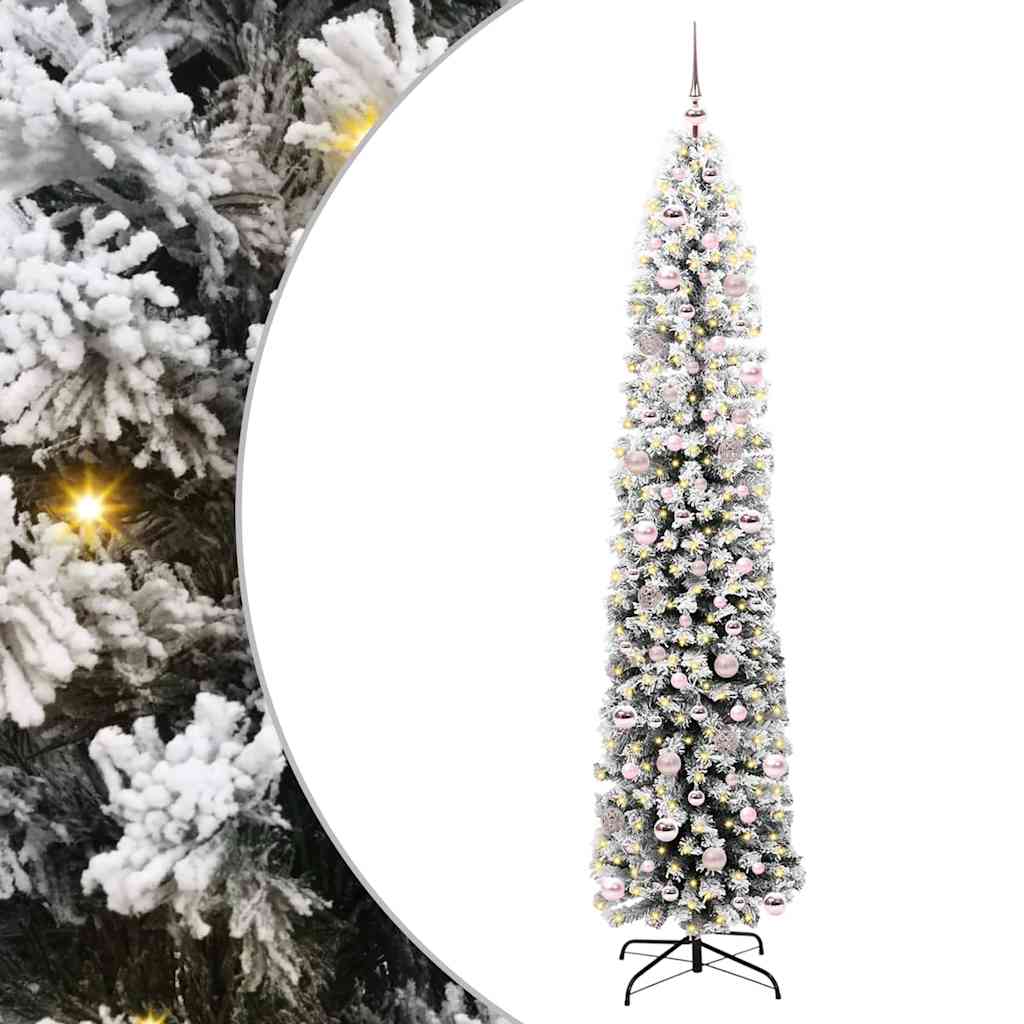 Thumbnail - vidaXL Künstlicher Weihnachtsbaum mit 300 LEDs mit Ständer Grün 240 cm