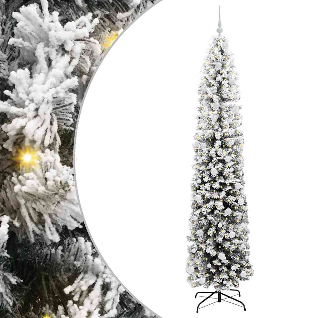 Thumbnail - vidaXL Künstlicher Weihnachtsbaum mit 300 LEDs mit Ständer Grün 240 cm