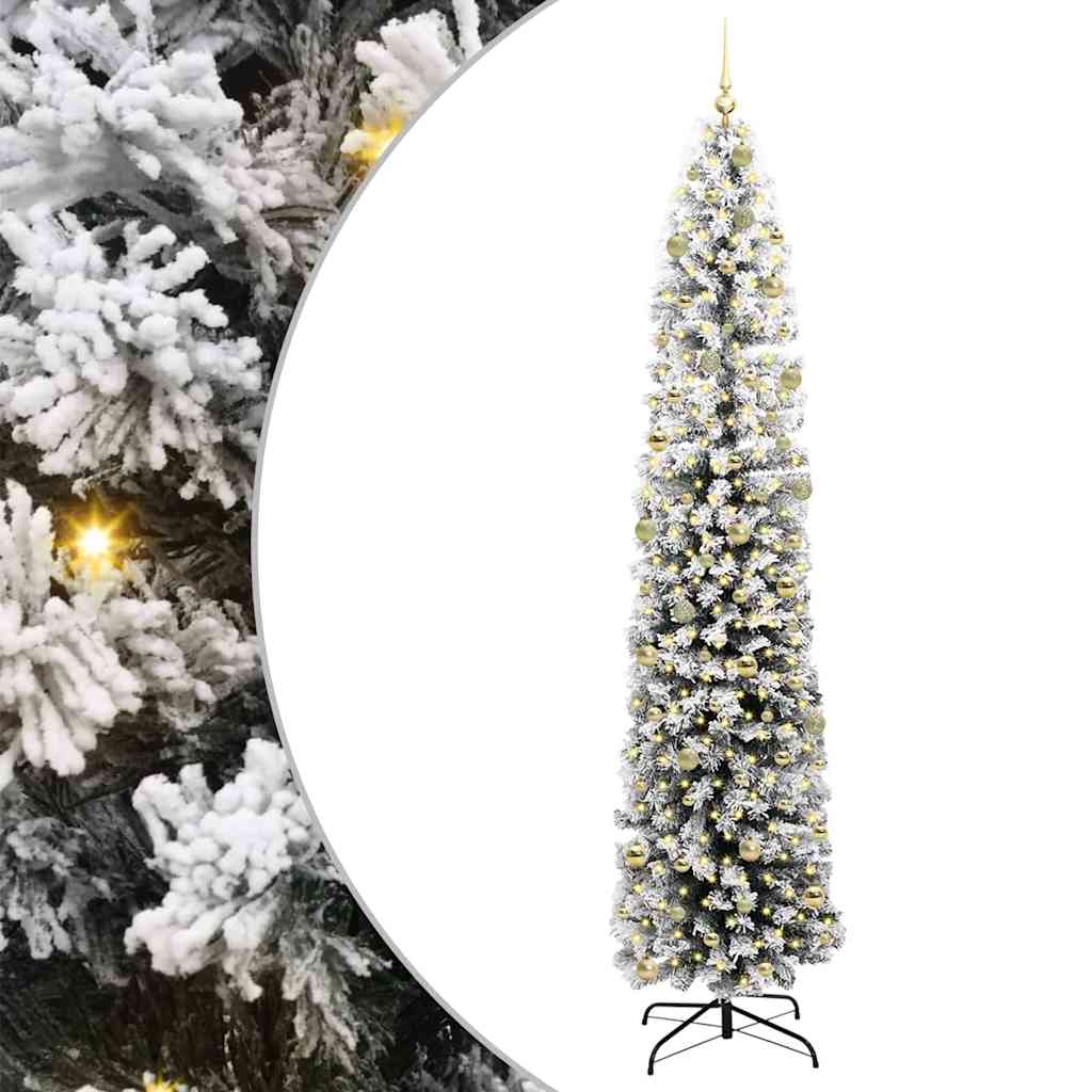 Thumbnail - vidaXL Künstlicher Weihnachtsbaum mit 300 LEDs mit Ständer Grün 240 cm