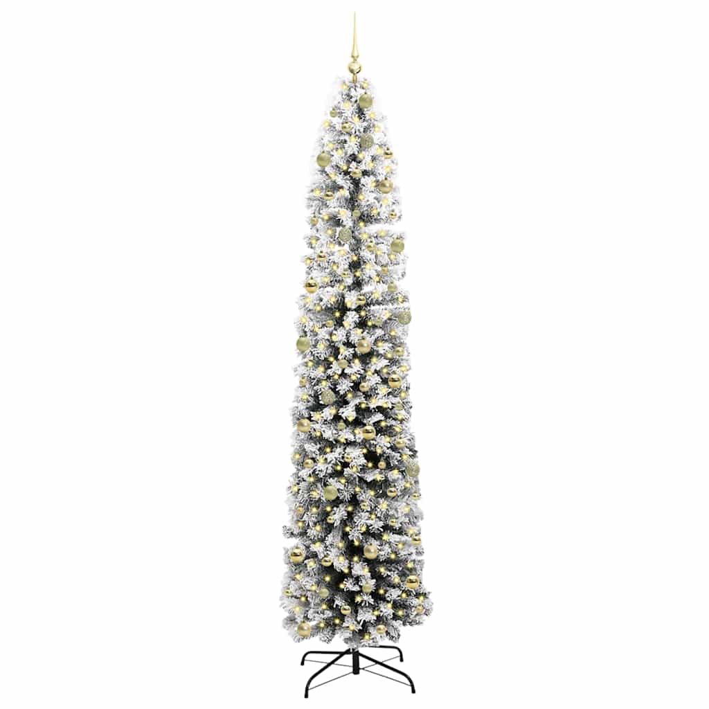 Thumbnail - vidaXL Künstlicher Weihnachtsbaum mit 300 LEDs mit Ständer Grün 240 cm