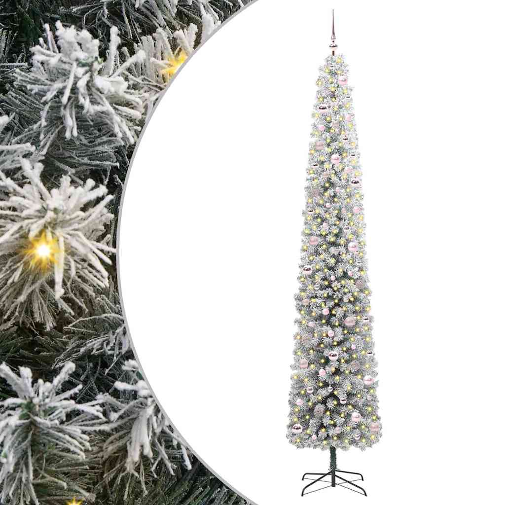 Thumbnail - vidaXL Künstlicher Weihnachtsbaum mit 300 LEDs mit Ständer Grün 270 cm