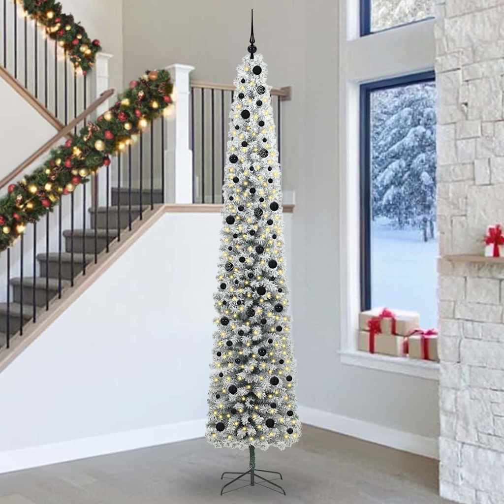 Sapin de Noël artificiel Vert 300 cm PVC et acier et plastique