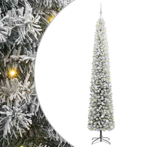 vidaXL Tehisj&otilde;ulupuu Roheline 300 cm PVC, teras ja plastik