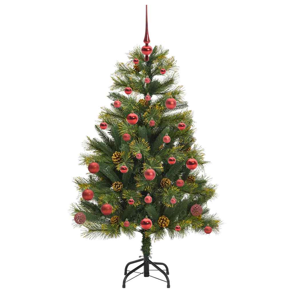 Kunstig Hængslet Juletræ med Kogler Grøn 150 cm 4 8721288980403 wbg fr en hd 2