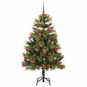 Umělý sklopný vánoční stromeček s kužely Zelená 150 cm - obrázek 4