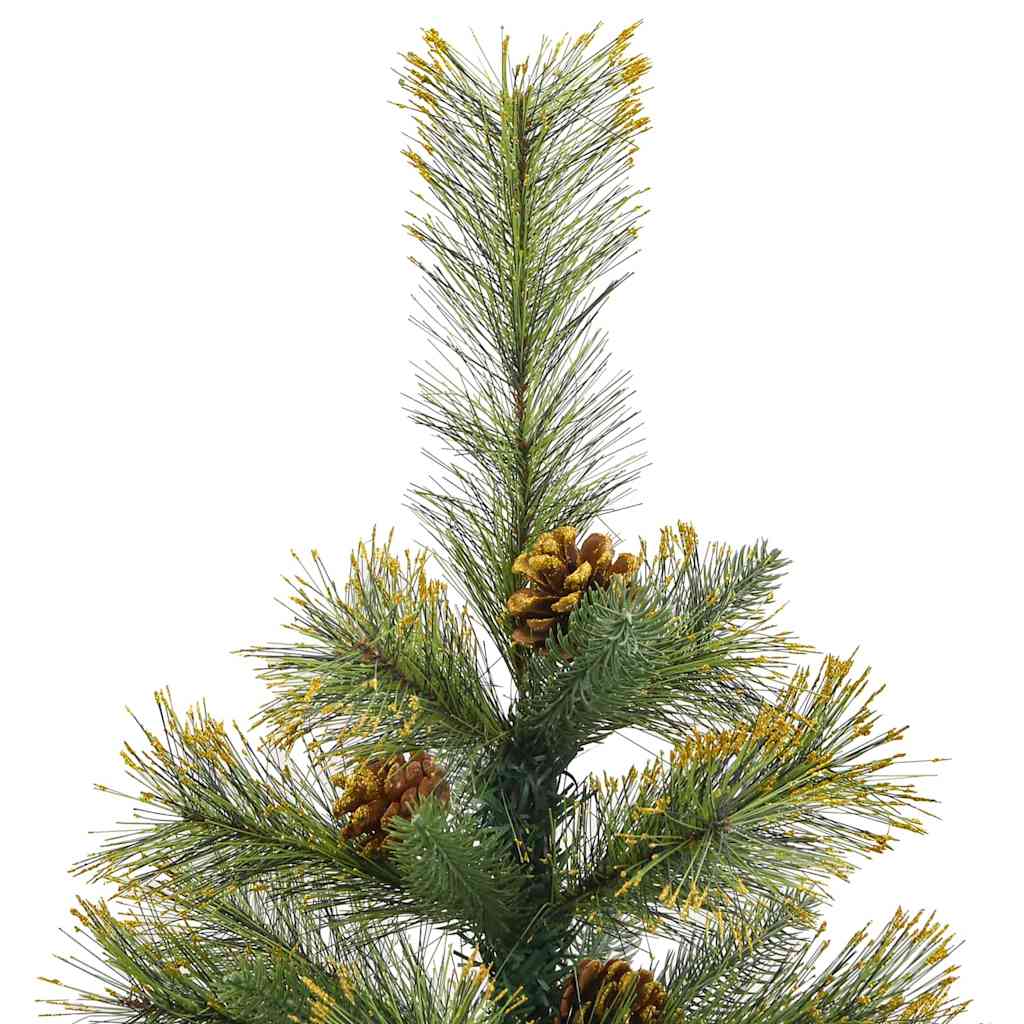 Kunstig Hængslet Juletræ med Kogler Grøn 150 cm 10 8721288980410 detail en hd 1