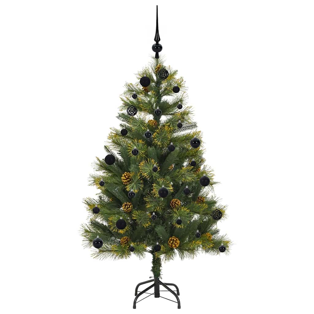 Kunstig Hængslet Juletræ med Kogler Grøn 150 cm 4 8721288980410 wbg fr en hd 2