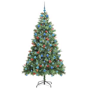Umělý vánoční stromeček Zelená 210 cm PVC a kov - obrázek 4