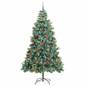 Umělý vánoční stromeček Zelená 240 cm PVC a kov - obrázek 4