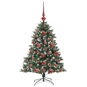 Umělý vánoční stromeček Zelená 120 cm PVC, plast a ocel - obrázek 4