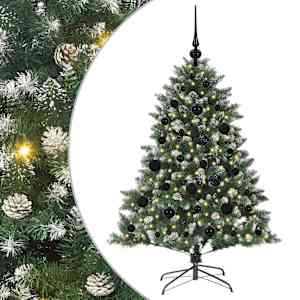vidaXL Tehisj&otilde;ulupuu Roheline 120 cm PVC, Plastikk ja Teras