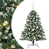 vidaXL Tehisj&otilde;ulupuu Roheline 120 cm PVC, Plastikk ja Teras