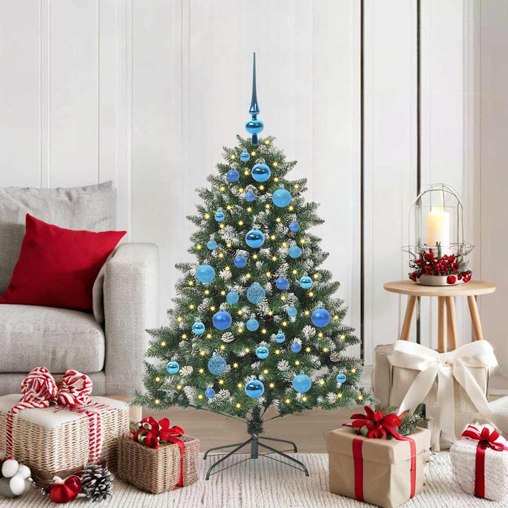 Sapin de Noël artificiel avec 150 LED Vert 85 x 85 x 120 cm