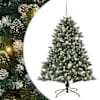 vidaXL Tehisj&otilde;ulupuu Roheline 150 cm PVC, Plastikk ja Teras
