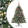 vidaXL Tehisj&otilde;ulupuu Roheline 150 cm PVC, Plastikk ja Teras