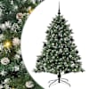 vidaXL Tehisj&otilde;ulupuu Roheline 150 cm PVC, Plastikk ja Teras
