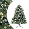 vidaXL Tehisj&otilde;ulupuu Roheline 150 cm PVC, Plastikk ja Teras