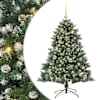 vidaXL Tehisj&otilde;ulupuu Roheline 150 cm PVC, Plastikk ja Teras