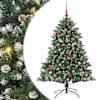 vidaXL Tehisj&otilde;ulupuu Roheline 150 cm PVC, Plastikk ja Teras