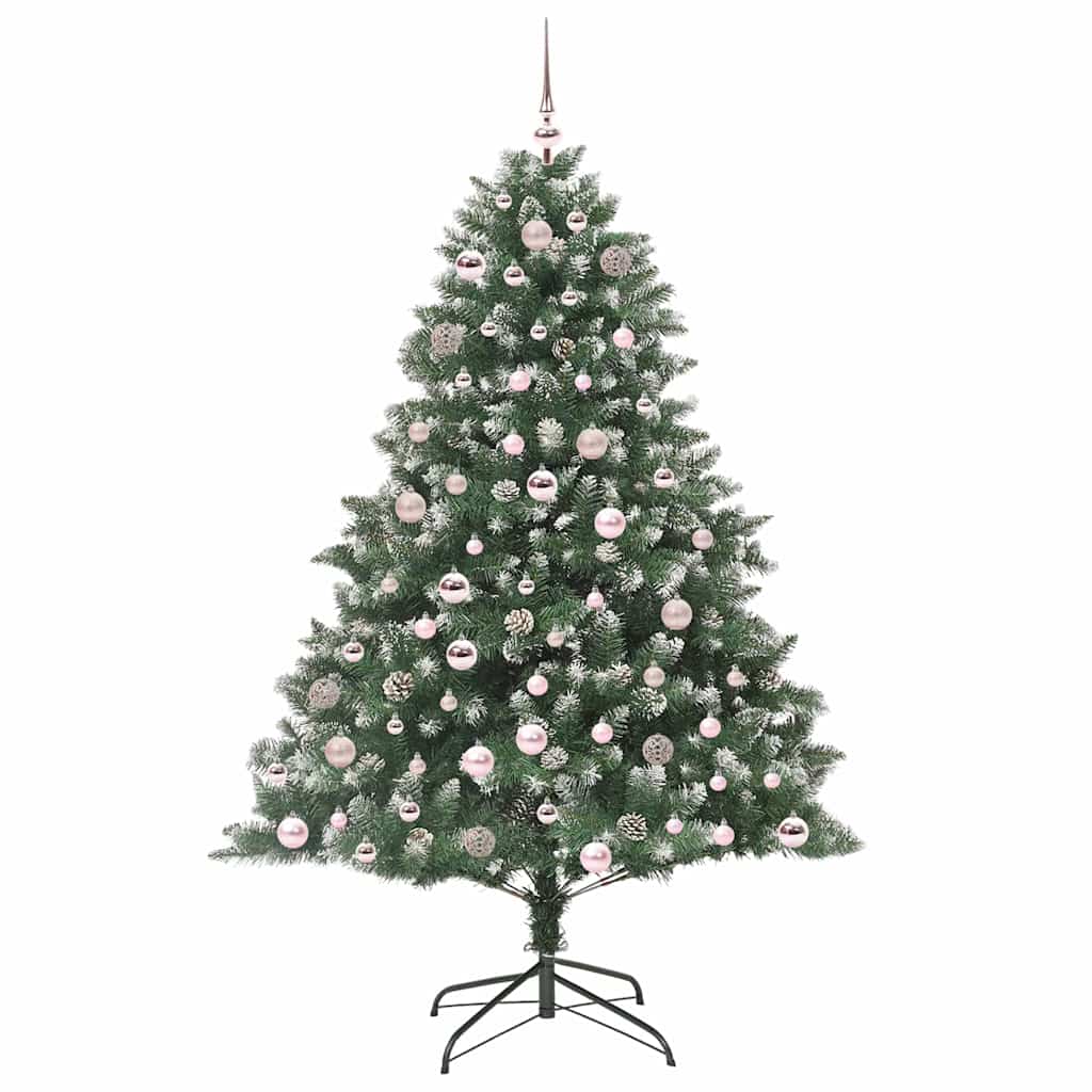 Thumbnail - vidaXL Künstlicher Weihnachtsbaum mit 300 LEDs Grün 126 x 126 x 180 cm