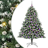 vidaXL Tehisj&otilde;ulupuu Roheline 180 cm PVC, Plastikk ja Teras