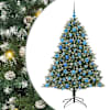 vidaXL Tehisj&otilde;ulupuu Roheline 180 cm PVC, Plastikk ja Teras
