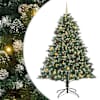 vidaXL Tehisj&otilde;ulupuu Roheline 210 cm PVC, Plastikk ja Teras