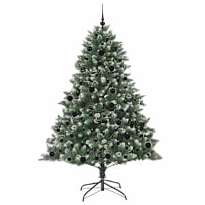 Umělý vánoční stromeček Zelená 210 cm PVC, plast a ocel - obrázek 4