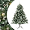 vidaXL Tehisj&otilde;ulupuu Roheline 210 cm PVC, Plastikk ja Teras