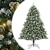 vidaXL Tehisj&otilde;ulupuu Roheline 240 cm PVC, Plastikk ja Teras