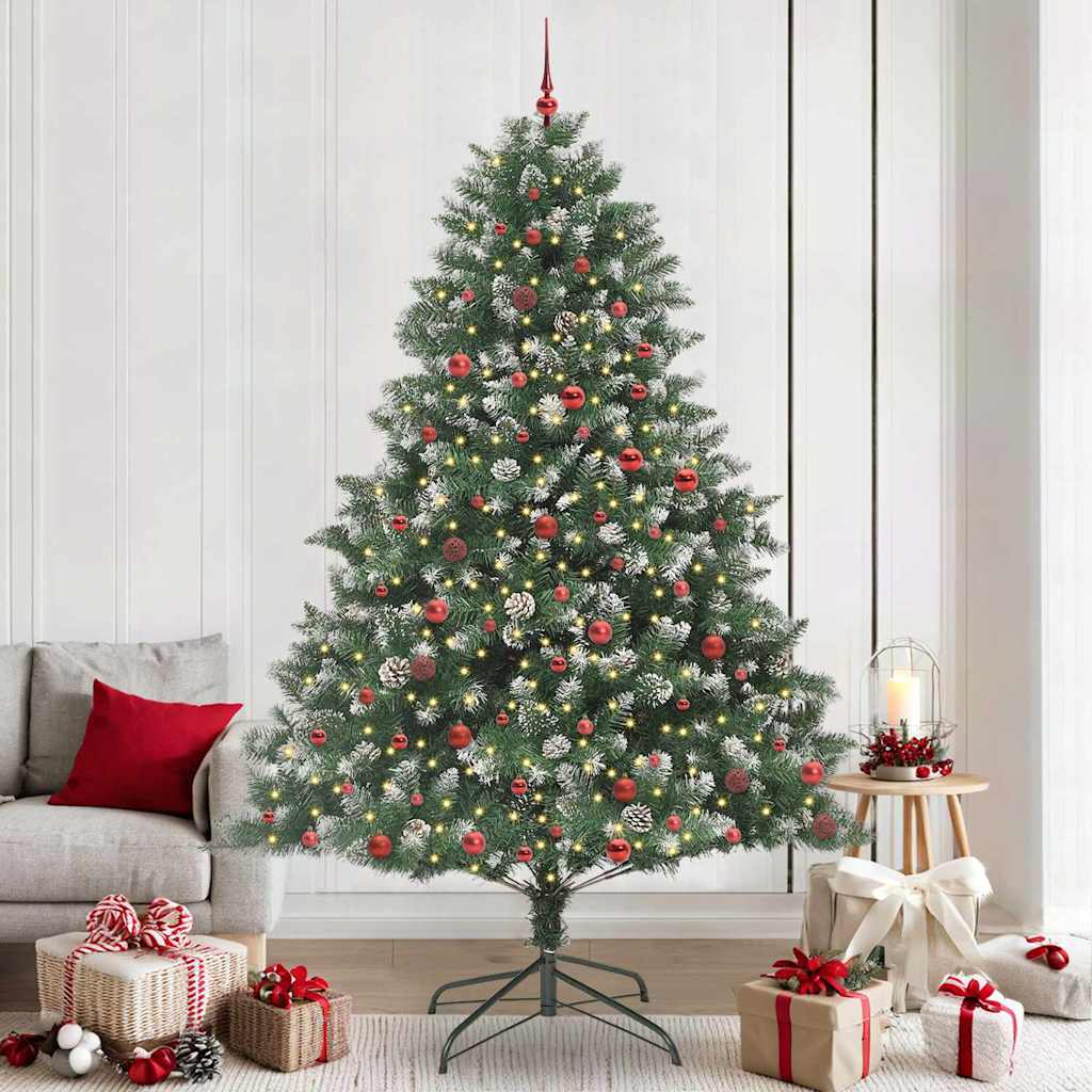 Sapin de Noël artificiel avec 300 LED Vert 160 x 160 x 240 cm
