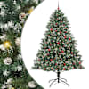 vidaXL Tehisj&otilde;ulupuu Roheline 240 cm PVC, Plastikk ja Teras