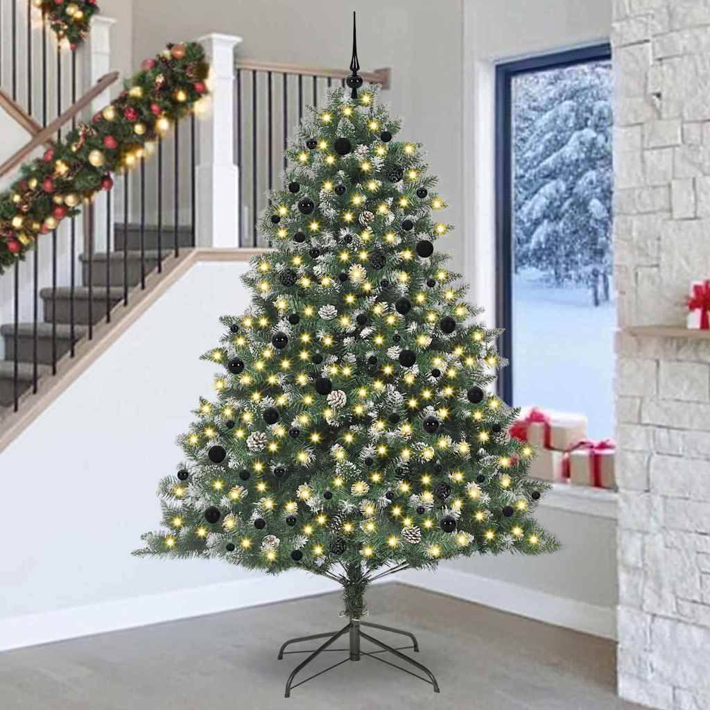 Sapin de Noël artificiel avec 300 LED Vert 160 x 160 x 240 cm