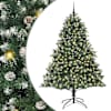 vidaXL Tehisj&otilde;ulupuu Roheline 240 cm PVC, Plastikk ja Teras