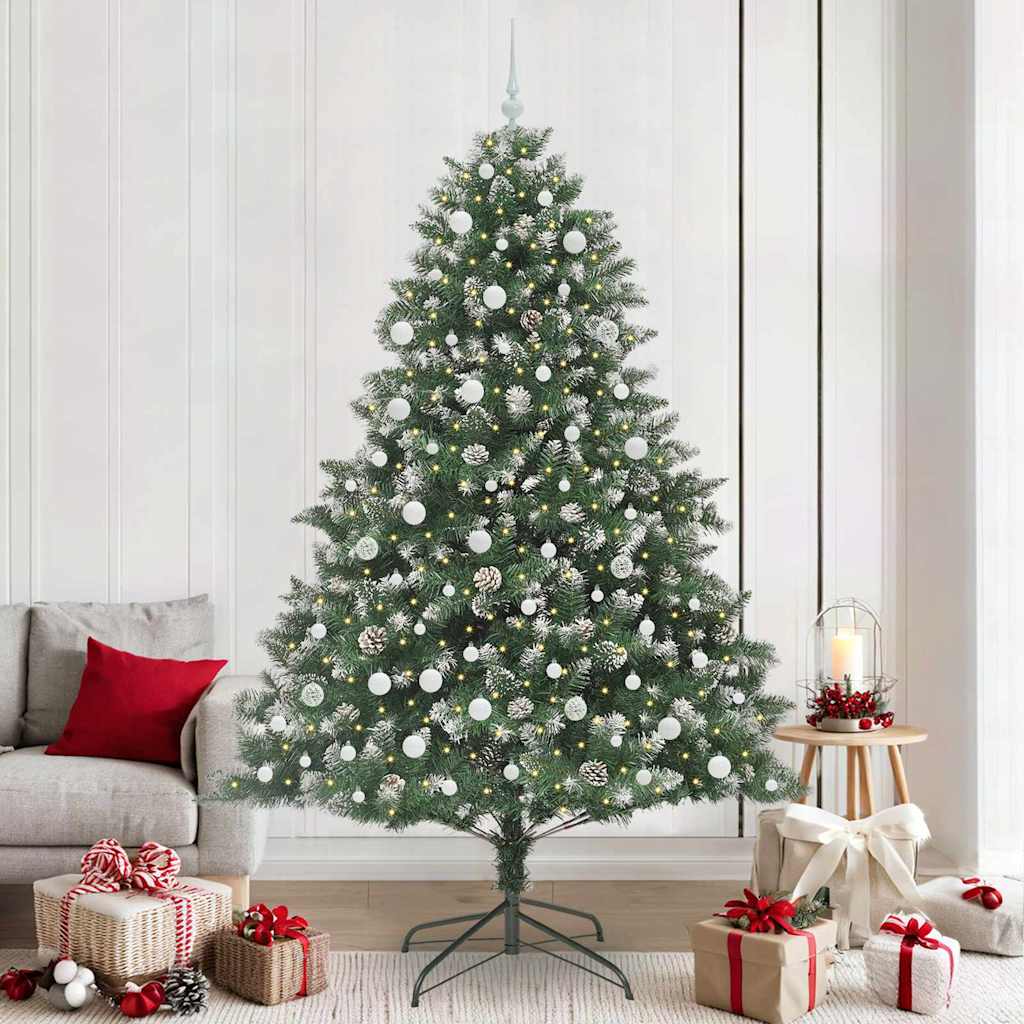 Sapin de Noël artificiel avec 300 LED Vert 160 x 160 x 240 cm