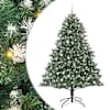 vidaXL Tehisj&otilde;ulupuu Roheline 240 cm PVC, Plastikk ja Teras