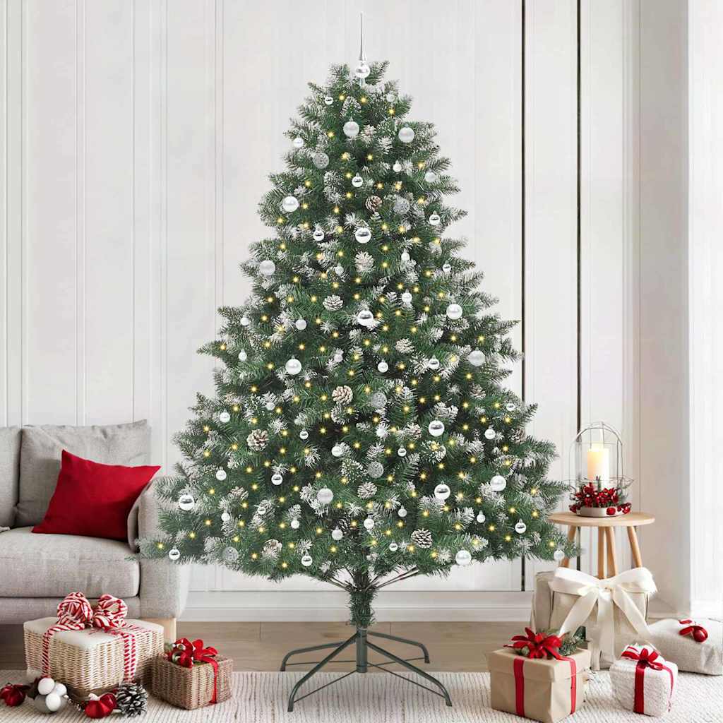 Sapin de Noël artificiel avec 300 LED Vert 160 x 160 x 240 cm