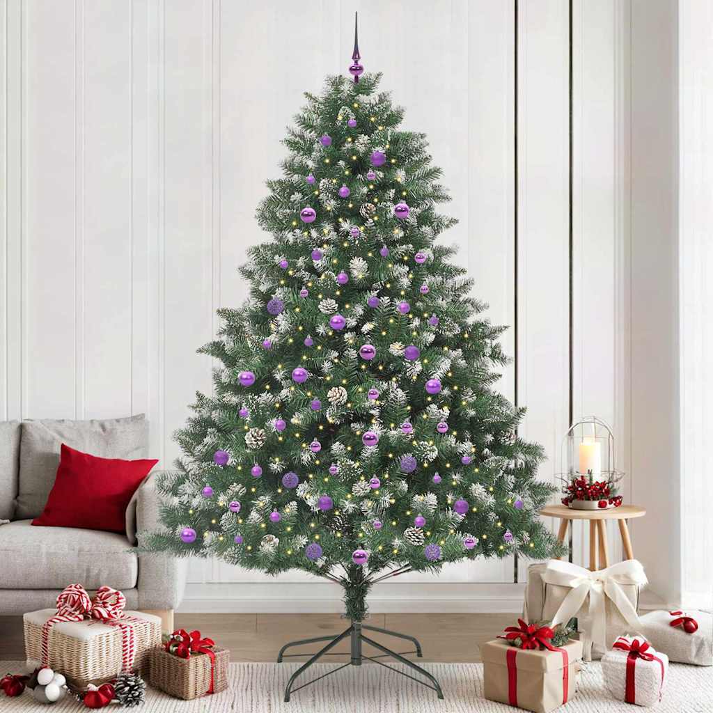 Sapin de Noël artificiel avec 300 LED Vert 160 x 160 x 240 cm