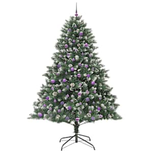 Umělý vánoční stromeček Zelená 240 cm PVC, plast a ocel - obrázek 4