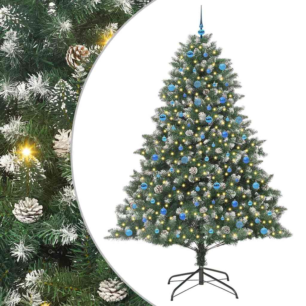 Sapin de Noël artificiel avec 300 LED Vert 160 x 160 x 240 cm