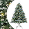 vidaXL Tehisj&otilde;ulupuu Roheline 240 cm PVC, Plastikk ja Teras