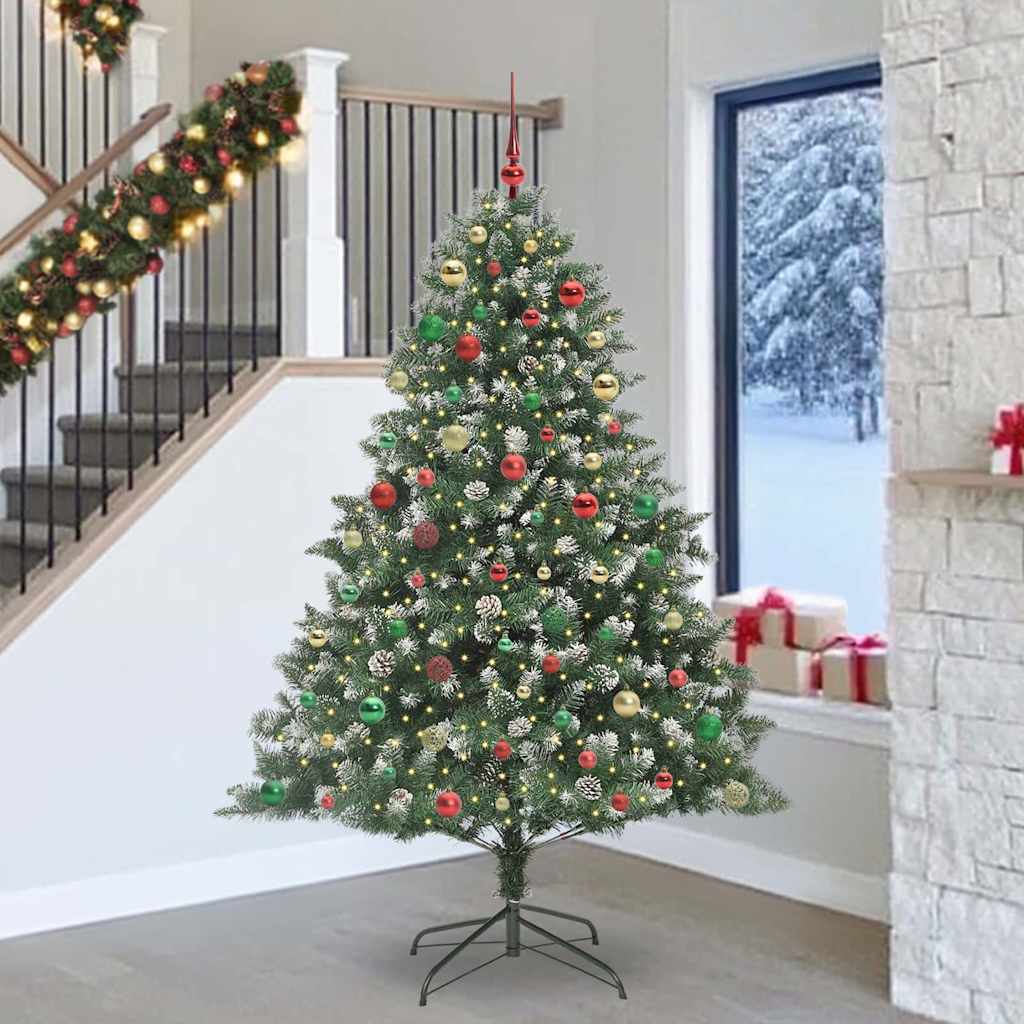 Sapin de Noël artificiel avec 300 LED Vert 160 x 160 x 240 cm
