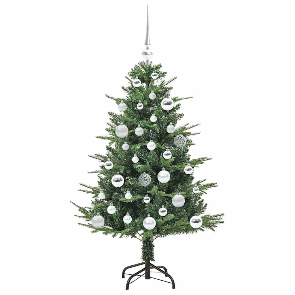 Sapin de Noël artificiel pré-éclairé avec set de boules Vert – Image 4