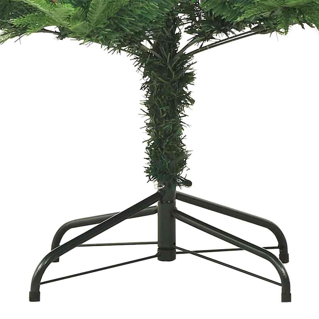 Sapin de Noël artificiel pré-éclairé Vert 180 cm PVC et PE – Image 7